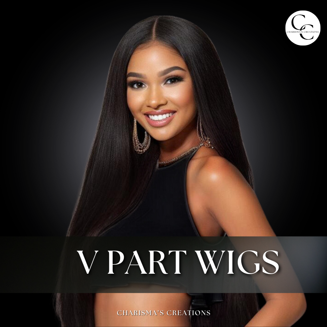 V PART WIGS